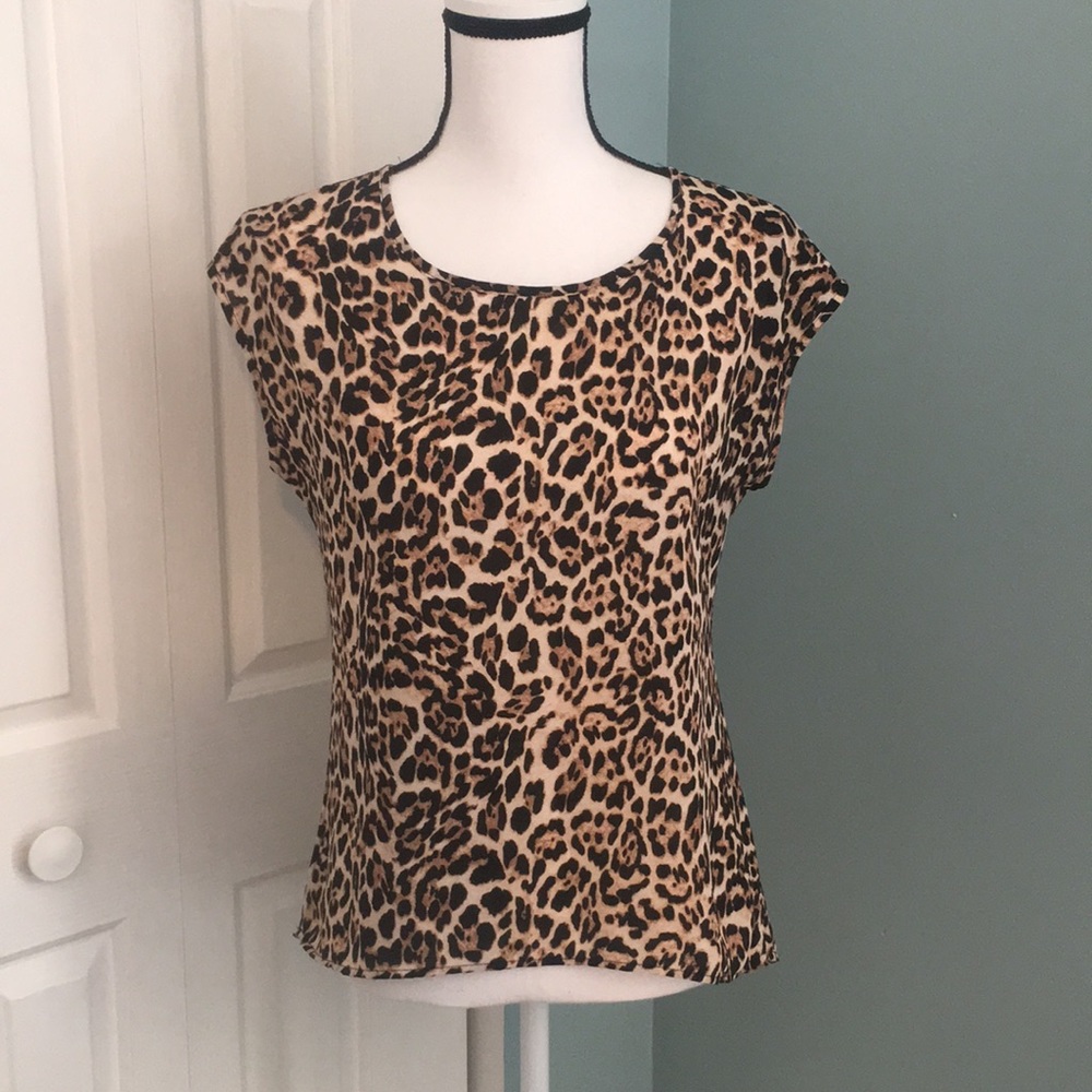 HeartSoul Cheetah Short Sleeve Shirt